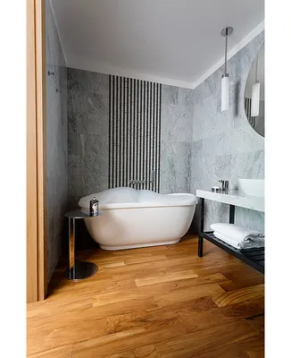 Красивые фото ванной комнаты с плиткой под мрамор