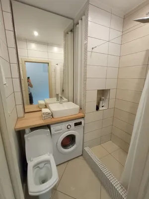 Ванная комната с газовой колонкой: красота и функциональность в одном фото