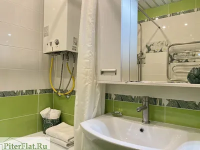 Фото ванной комнаты с газовой колонкой в HD качестве