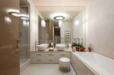 Фото ванной комнаты с газовой колонкой в Full HD