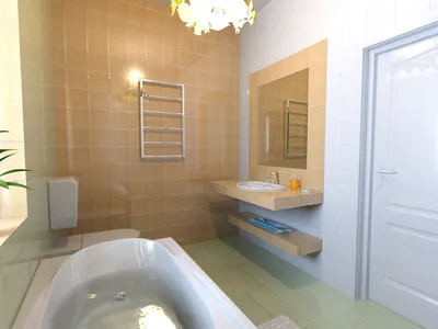 Ванная комната в бежевых оттенках: элегантность и функциональность в каждой детали