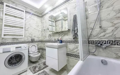 Ванная комната в хрущевке: фото с современным дизайном