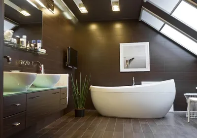 Новые фото ванной комнаты в мансарде: скачать в формате WebP