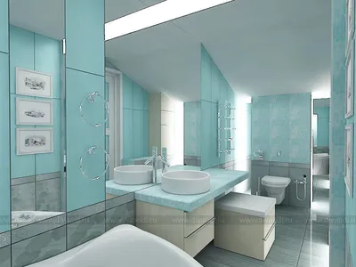 Фото ванной комнаты в мансарде - скачать