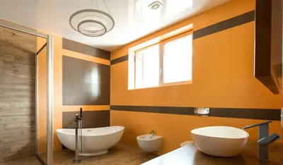 Фотографии ванной комнаты в оранжевом цвете: выберите размер изображения и скачайте бесплатно