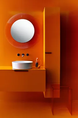 Фотографии ванной комнаты в оранжевом цвете: выберите размер изображения и скачайте в различных форматах