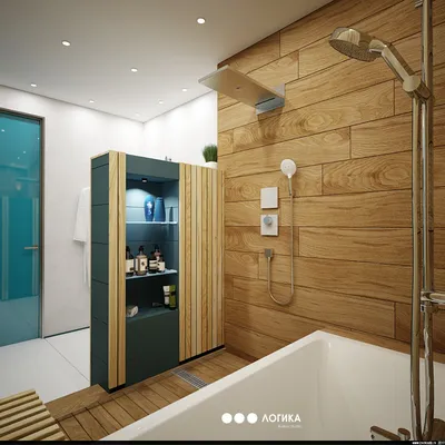 Впечатляющий интерьер ванной комнаты в оранжевой гамме