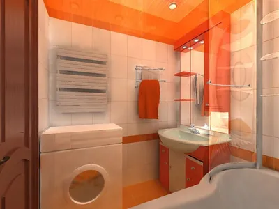 Фото ванной комнаты в оранжевом цвете: красивые изображения в форматах PNG, JPG, WebP