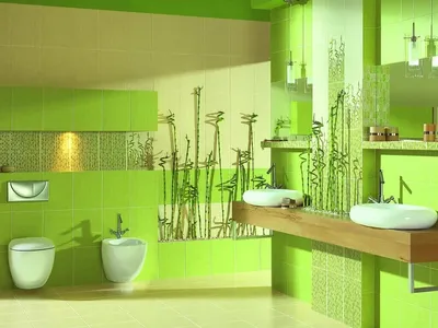 Фото ванной комнаты в салатовом цвете: выберите размер изображения