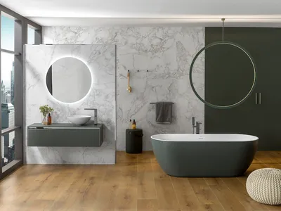 Ванная комната в салатовом цвете: идеальное место для расслабления и наслаждения