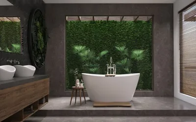 Изображения ванной комнаты в салатовом цвете