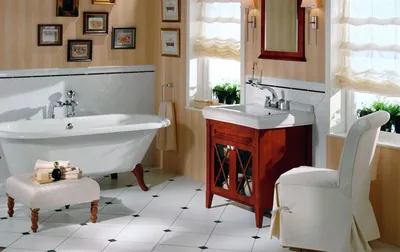 Ванная комната в стиле ретро: новые фотографии