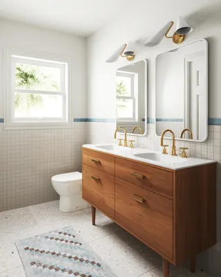 Фото ванной комнаты в стиле ретро: полезная информация