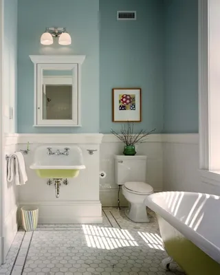 Скачать фото ванной комнаты в стиле ретро