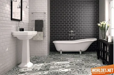 Ванная комната в стиле ретро: фотографии и дизайн