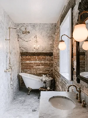 Исторический шарм: фото ванной комнаты в стиле ретро