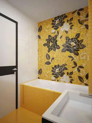 7) Ванная комната в желтых тонах: свежесть и энергия