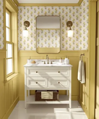 15) Ванная комната с желтыми элементами: модный и стильный дизайн