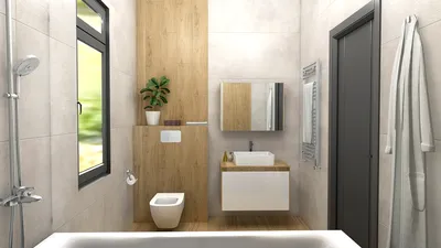 Стильная ванная комната в лофт-стиле на фото: сочетание элегантности и современности