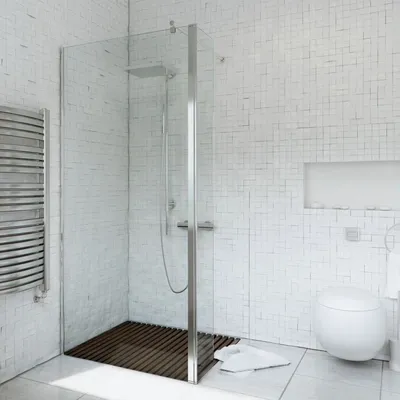 Фото ванной с поддоном: идеи для создания функционального пространства