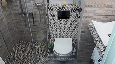 Фото ванной комнаты с поддоном в Full HD