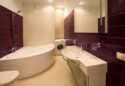 Фото ванной комнаты с угловой ванной в формате JPG для скачивания