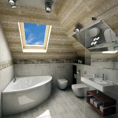 Фотография ванной с угловой ванной в формате WebP для скачивания