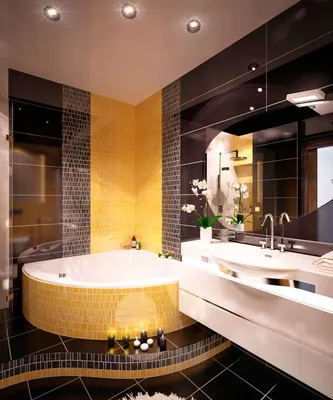 Фото ванной с угловой ванной в формате PNG в хорошем качестве