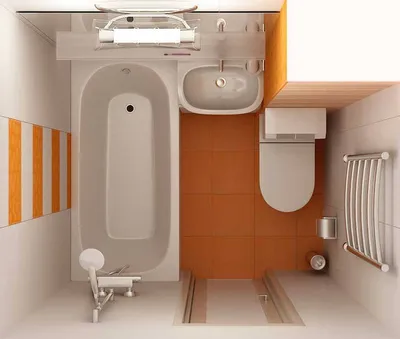 Фото ванной комнаты с совмещенным санузлом