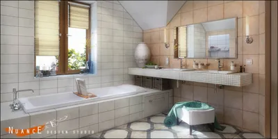 10 вариантов дизайна ванной комнаты в частном доме