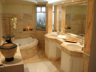 Фото ванной комнаты в греческом стиле