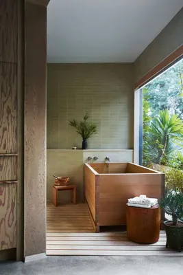 Full HD фото в японском стиле для ванной комнаты