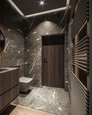 Ванная комната в коричневом цвете - фото идеи
