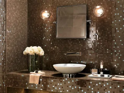 Ванная комната в коричневых оттенках - стильные решения