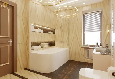 Ванная комната в скандинавском стиле - фото идеи