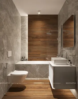 Фотографии ванной комнаты в бежевых и коричневых оттенках
