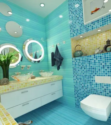 Фото ванной в морском стиле, новое изображение для скачивания