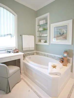 Фото ванной комнаты в морском стиле, скачать новое изображение