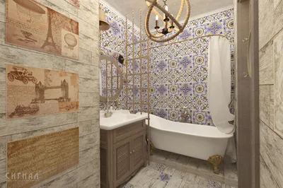 Морская тематика в дизайне ванной комнаты: фото идеи