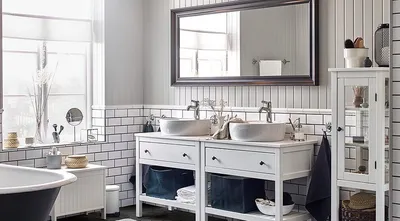 Фотографии ванной комнаты в скандинавском стиле: выберите свою идеальную композицию