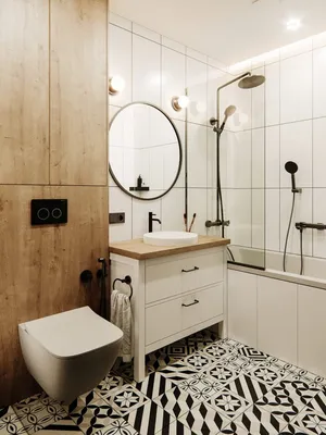 Ванная комната в скандинавском стиле: фото идеи для создания гармоничного интерьера