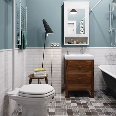 Фотографии ванной комнаты в скандинавском стиле с использованием натуральных тканей