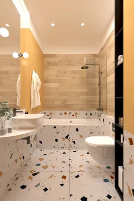 Ванная комната в скандинавском стиле на фото