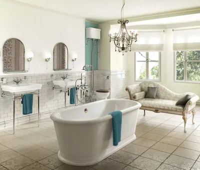 Ванная комната в стиле прованс: 4K изображения