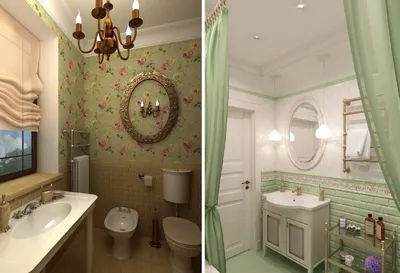 Ванная комната в стиле прованс: нежные оттенки и декор