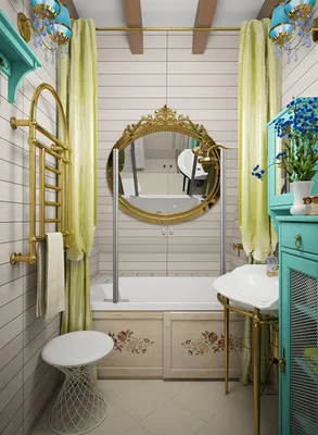 Ванная комната в стиле прованс: природные материалы и текстуры