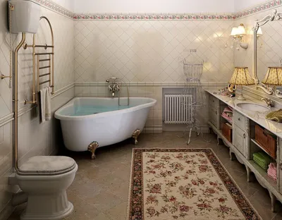Вдохновение провансом: фото ванной комнаты
