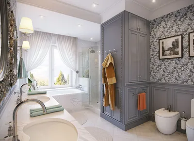 Ванная комната в прованском стиле: сочетание старины и современности