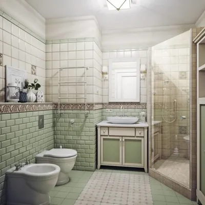 Ванная комната в провансальском стиле: выбор размера и формата изображения