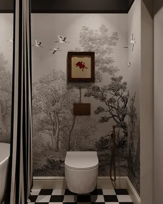 Восточная элегантность: дизайн ванной комнаты